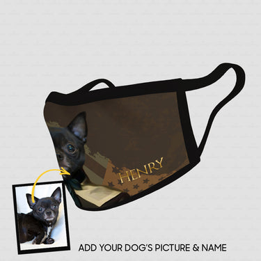 Personalized Dog Gift Idea - Royal Dog's Portrait 23 For Dog Lovers - Cloth Mask